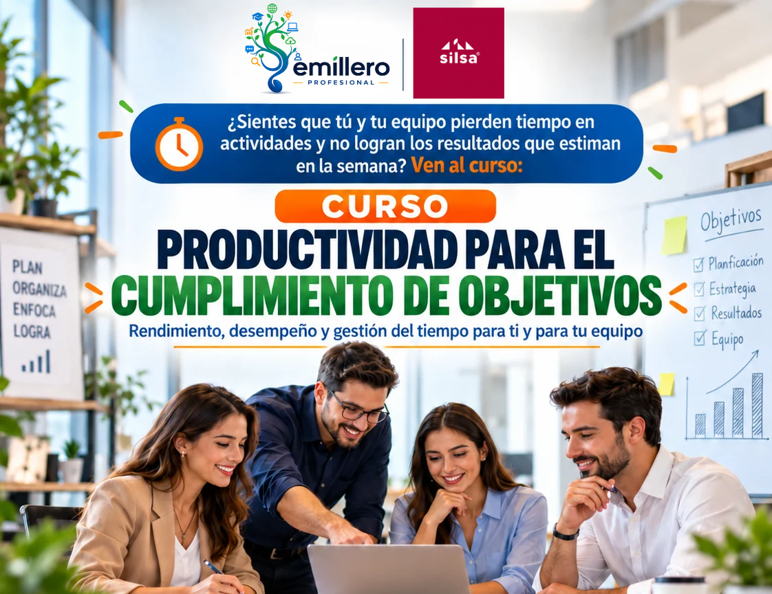 Productividad para el Cumplimiento de Objetivos | Curso en Vivo en Línea
